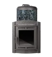 Печь для бани ПроМеталл Атмосфера XL в ламелях наборный пироксенит печь для бани прометалл атмосфера xl в ламелях наборный пироксенит