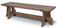 Лавка №11 160х45х45 см массив сосны старение, палисандр, ИРБ лавка №11 160х45х45 см массив сосны старение, палисандр, ирб