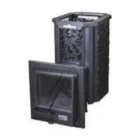 Печь для бани Сталь-Мастер HARD 20М Хохлома Панорама печь для бани сталь-мастер hard 20м хохлома панорама