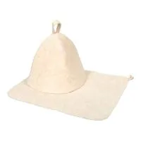 Набор из 2-х предметов (шапка,коврик) белый "Hot-Pot" Банные штучки набор из 2-х предметов (шапка,коврик) белый "hot-pot" банные штучки