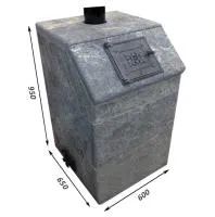 Облицовка для банных печей "УГК №3", высота 950 мм, закрытая, антик, талькомагнезит облицовка для банных печей "угк №3", высота 950 мм, закрытая, антик, талькомагнезит