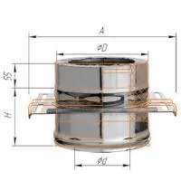 Площадка Феррум монтажная (430 + нерж.), ф115/200, по воде УЦЕНКА площадка феррум монтажная (430 + нерж.), ф115/200, по воде уценка