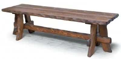 Лавка №13 160х60х45 см массив сосны старение, палисандр, ИРБ лавка №13 160х60х45 см массив сосны старение, палисандр, ирб