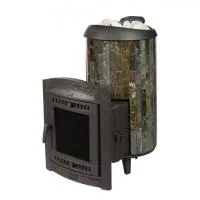 Печь для бани ПроМеталл Атмосфера L+ в камне Жадеит наборный печь для бани прометалл атмосфера l+ в камне жадеит наборный