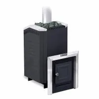 Печь для бани Ермак 16 Стандарт Чугун, антрацит печь для бани ермак 16 стандарт чугун, антрацит