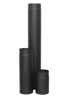 Дымоход КПД стальной (08ПС/2 мм) ф150 L=0,25м черный дымоход кпд стальной (08пс/2 мм) ф150 l=0,25м черный