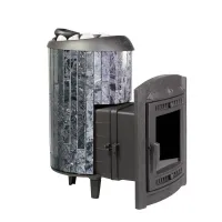 Печь для бани ПроМеталл Атмосфера L+ в ламелях пироксенит печь для бани прометалл атмосфера l+ в ламелях пироксенит