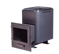 Печь для бани чугунная Сибирь-20 панорамная дверка (конвекционная) печь для бани чугунная сибирь-20 панорамная дверка (конвекционная)