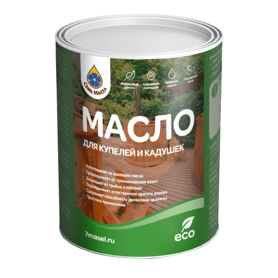 Масло для купелей и кадушек Семь масел 0,9 л. масло для купелей и кадушек семь масел 0,9 л.