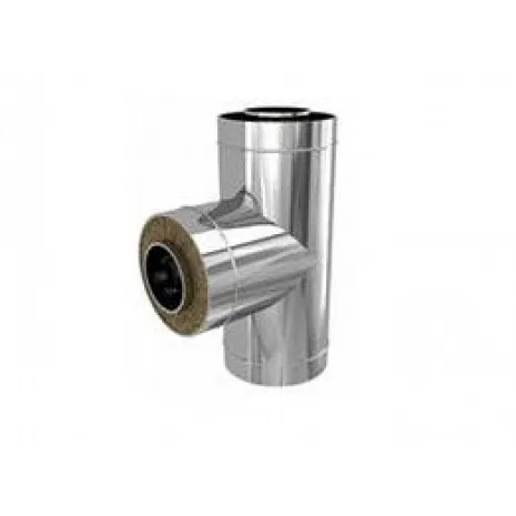 Тройник Craft 90° утепленный нержавеющий (316/0,8/304/0,5) ф200/300 по воде Cerablanket тройник craft 90° утепленный нержавеющий (316/0,8/304/0,5) ф200/300 по воде cerablanket