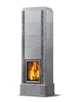 Печь-камин TULIKIVI KELVA S GRAFIA 2190 мм  печь-камин tulikivi kelva s grafia 2190 мм