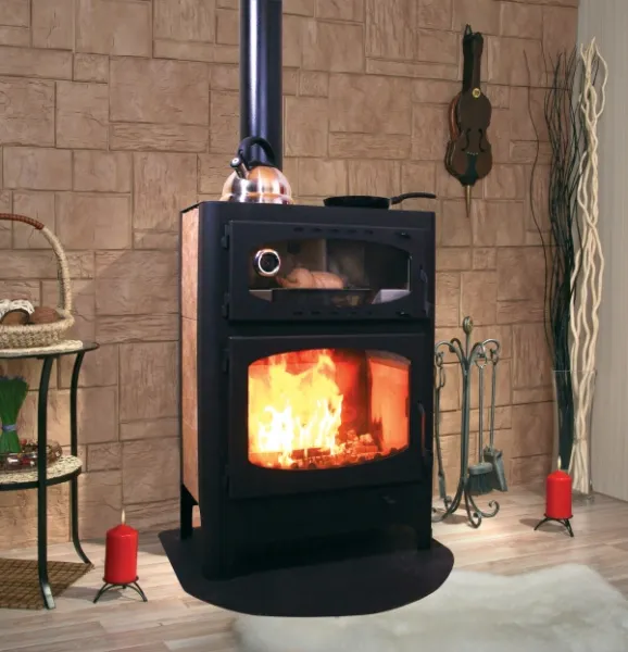 Печь-камин Бавария ЭКО с плитой и духовкой ф150мм ЭкоКамин печь-камин бавария эко с плитой и духовкой ф150мм экокамин