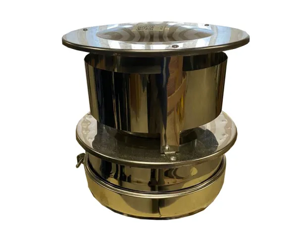 оголовок craft нержавеющий (316/0,8/304/0,5) ф115/200 с ветрозащитой