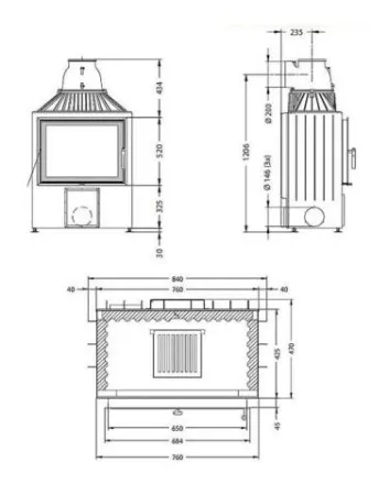 Топка каминная Spartherm Bravo топка каминная spartherm bravo