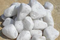 камень для бани кварц белый колотый 10 кг мешок