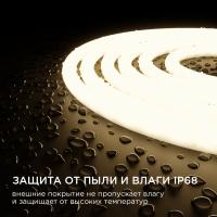 термолента эра св/д 24v  9,6wlm 120led/m lp68 rgb 18x18 баня/сауна герм 5м 3го да 3251